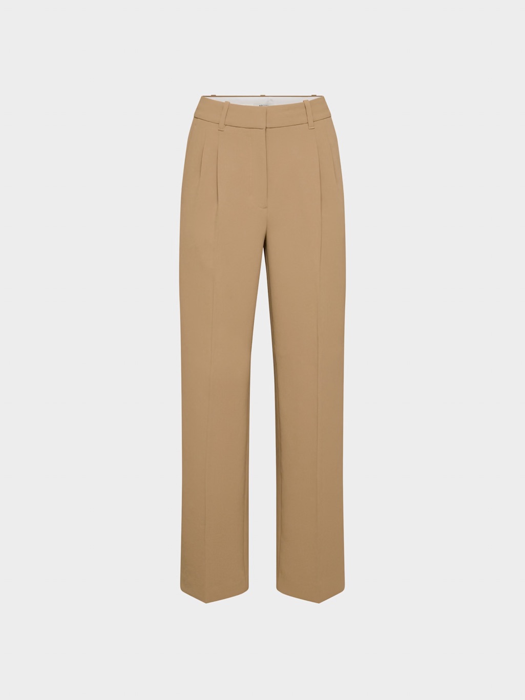 Aritzia Wide-Leg High-Rise Pants In Camel
